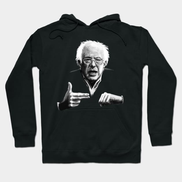 Bernie Sanders Run The Jewels Hoodie by tazannaophelia